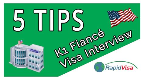 K1 Fianc Visa 5 Tips For A Successful Embassy Interview Youtube