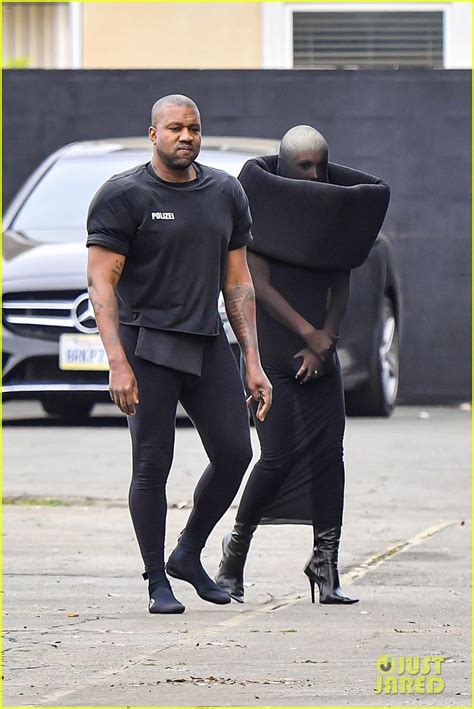 Kanye West S Wife Bianca Censori Wears Full Nylon Dress For Church