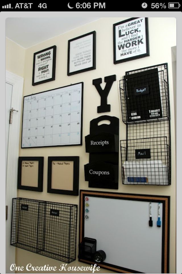 Keep Papers Organized In Your Command Center Or Home Office With This Wall Organization Hanger