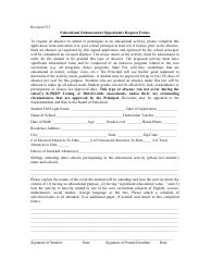 Kentucky Educational Enhancement Opportunity Request Forms Download