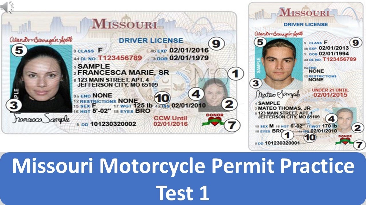 Kentucky Motorcycle Permit Practice Test 1 Youtube