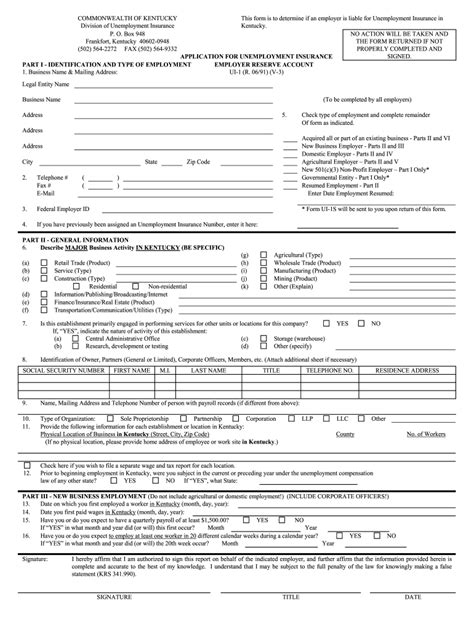 Kentucky Unemployment Forms Fill And Sign Printable Template Online