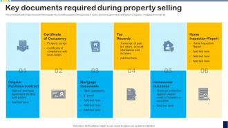 Key Documents Required During Property Selling Overview For House