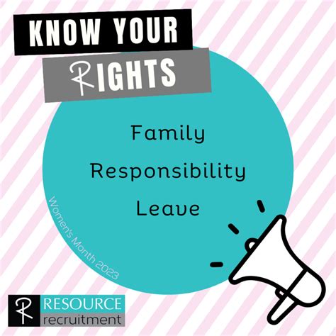 Know Your Rights Family Responsibility Leave Resource Recruitment