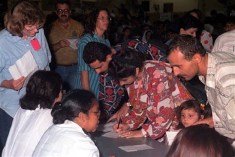 Kurdish Evacuees Begin Filling Out Paperwork For Asylum In The United States