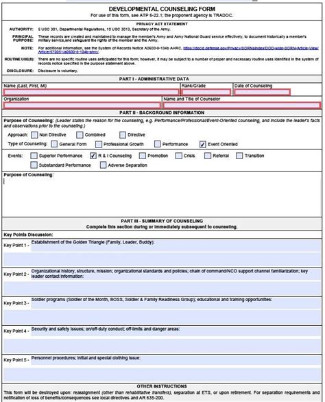 Leaders Take Note The Army S Counseling Form Gets A Much Needed Update