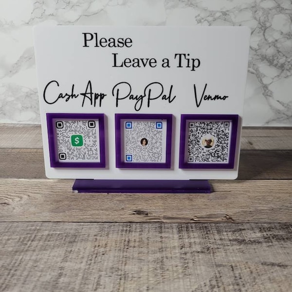 Leave A Tip Sign Etsy