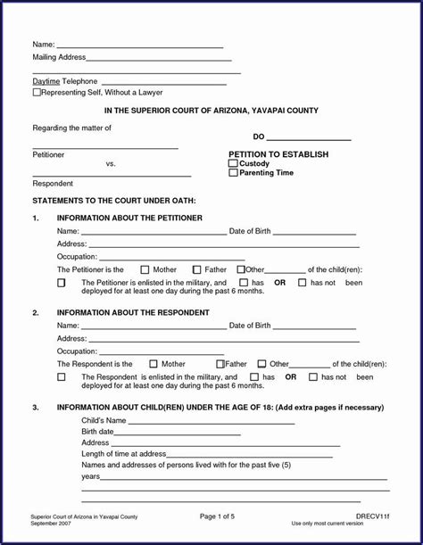 Legal Guardianship Paperwork Texas Form Resume Examples No9bzmpl94