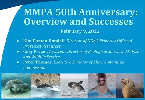 Legislative Briefings Marine Mammal Commission