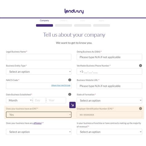 Lendistry Small Business Lending Application Guide