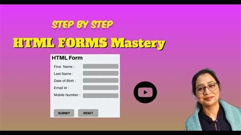 Lesson 9 Html Forms Mastery Youtube