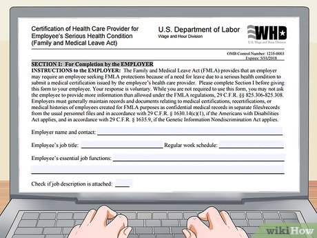 Letter English Sample Filled Fmla Form