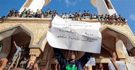 Libyans Protest Against Authorities In Flood Hit Derna Reuters