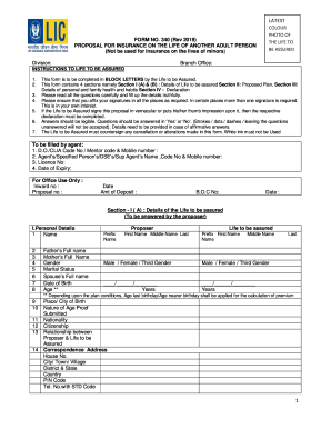 Lic Form 300 2020 2024 Fill And Sign Printable Template Online