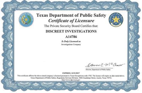 License A14786 Private Investigator San Antonio Tx