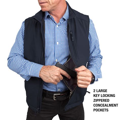 Lightweight Concealed Carry Vest Master Of Concealment