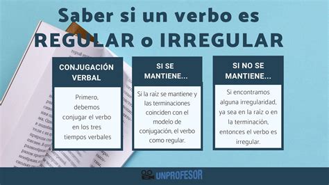 Lista 100 Foto Como Saber Si Un Verbo Es Regular O Irregular Ingl S Actualizar