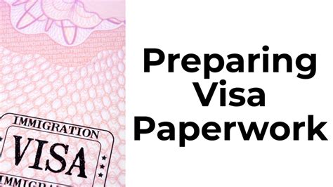 Live Event Preparing Visa Paperwork