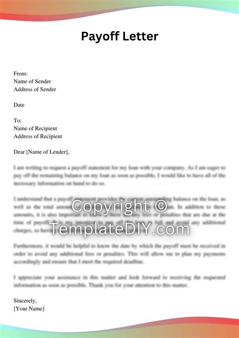 Loan Approval Letter Template Samples Letter Template Within Auto Loan Payoff Letter Template