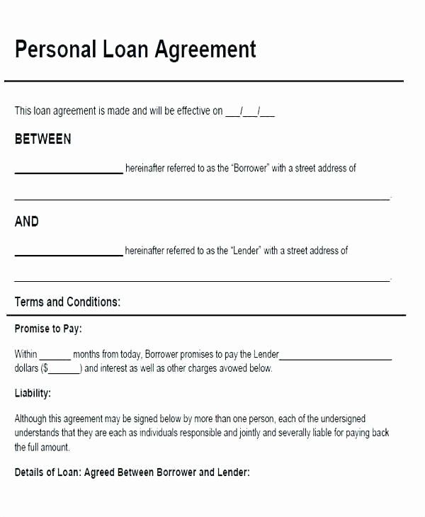 Loan Paperwork Template Doctemplates