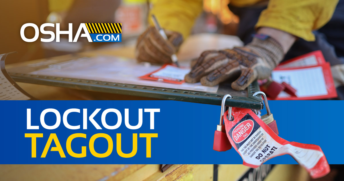 Lockout Tagout Requirements Osha At Guillermo Manley Blog