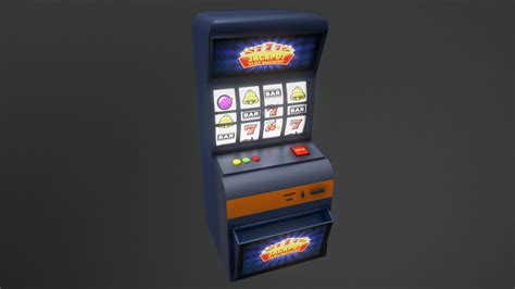 Low Poly Slot Machine Downloadfree3d Com