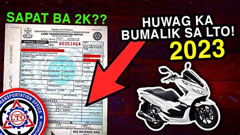 Lto Motorcycle Registration Renewal Fee 2020 Philippines Reviewmotors Co