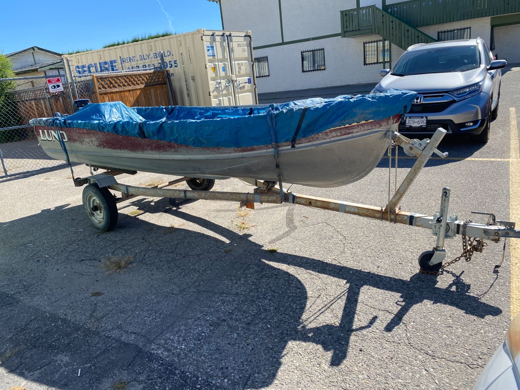 Lund 14 Amp 39 Aluminum Boat With Mercury Motor And Trailer With Paperwork