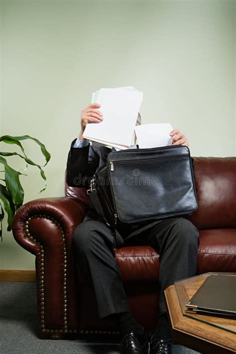 Man With Paperwork Stock Photo Image Of Interview Office 62560036