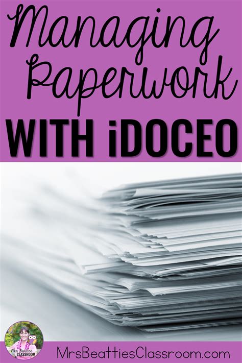 Managing Paperwork With Idoceo Mrs Beattie Amp 39 S Classroom