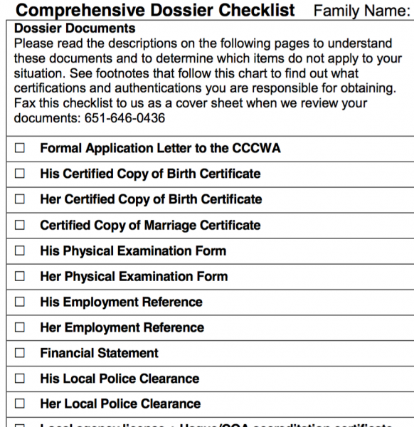 Managing Your International Adoption Paperwork Guide Adoption Com