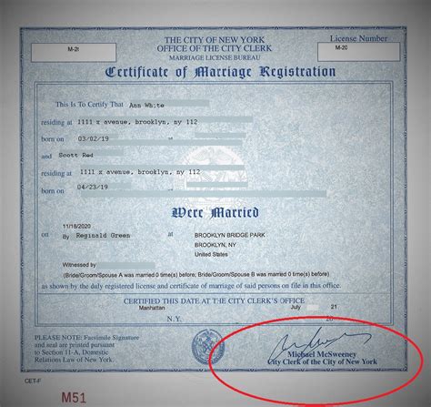 Marriage Certificate Apostille