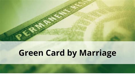 Marriage To A U S Citizen