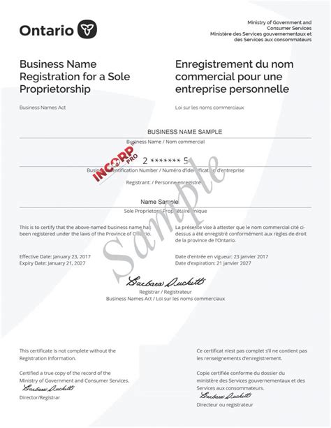 Master Business Licence Register Or Renew Incorporation Pro