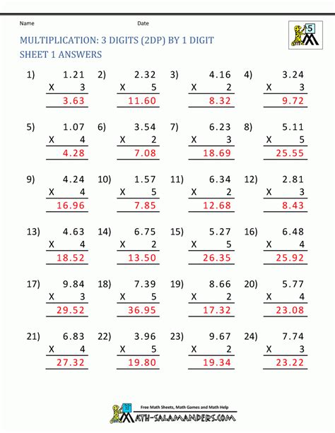 Math Papers For 5Th Graders