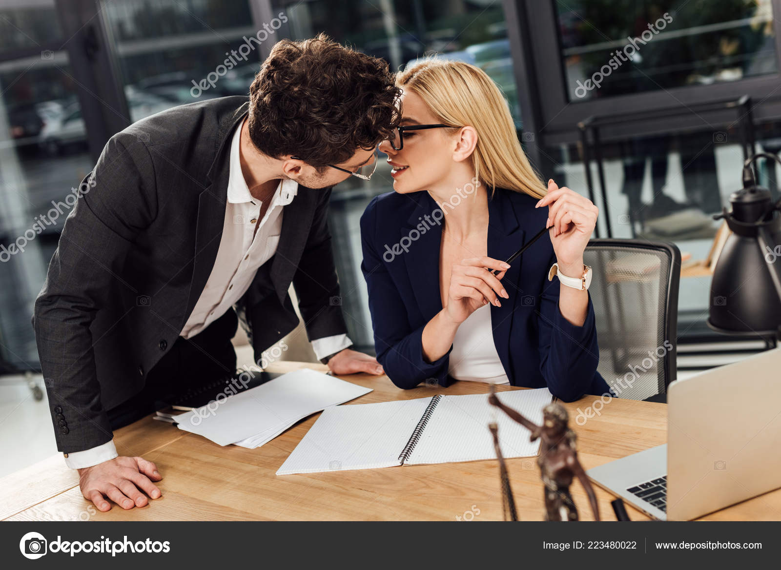 Mature Lawyers With Paperwork Stock Image Image Of Work Temida