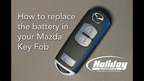 Mazda Cx 30 Key Fob Battery