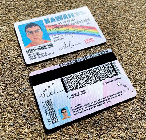 Mclovin Id Card With Holographic Hawaii Hi Drivers License, 54% Off