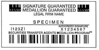 Medallion Signature Guarantee Vs Medallion Guarantee Stamp