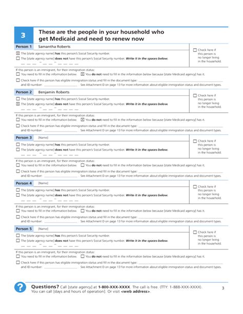 Medicaid Renewal Sample Form Free Download