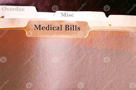 Medical Bills Stock Image Image Of Business Claim Paperwork 25545559