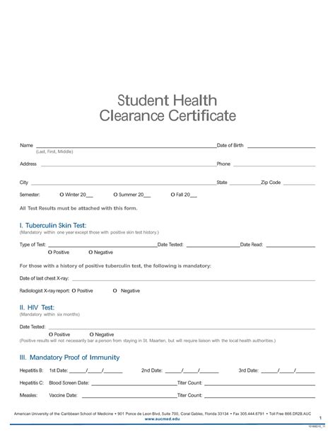 Medical Certificate Pdf Forms Fillable And Printable