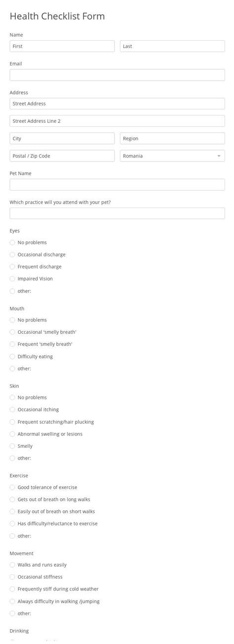 Medical Diagnosis Form Template Free Online 123 Form Builder