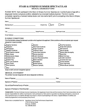 Medical Diagnosis Form Version Fill And Sign Printable Template Online Us Legal Forms