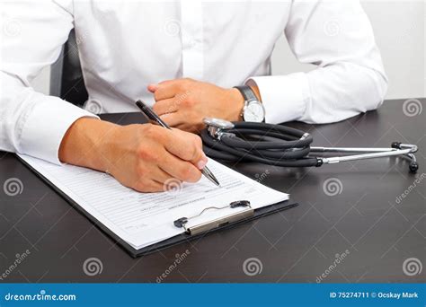 Medical Paperwork Stock Image Image Of Adult Healthcare 75274711