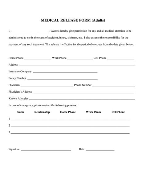 Medical Records Images Release Form The Chiropractic Center Of Fill And Sign Printable Template Online