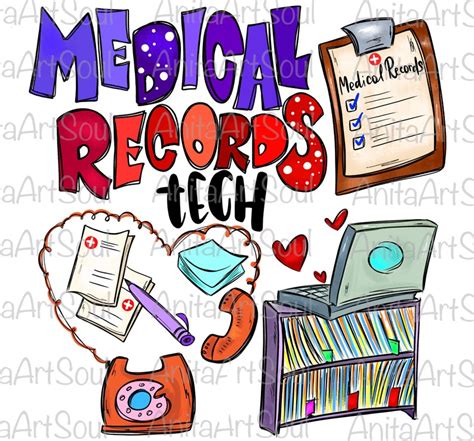 Medical Records Png Sublimation Design Medical Records Png Etsy