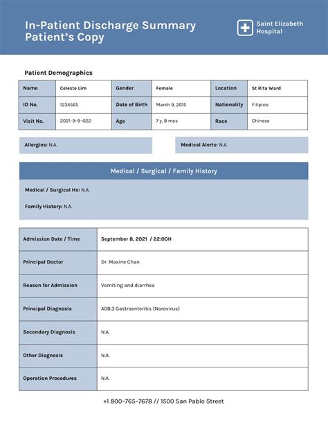 Medical Report Format Template Venngage