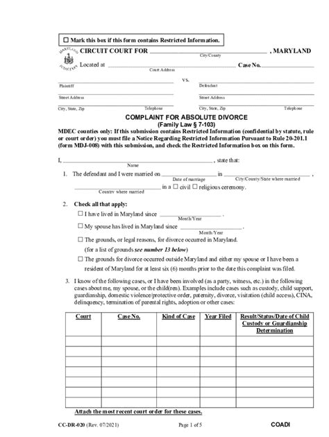 Michigan Divorce Forms Pdf Fill Out Amp Sign Online Dochub