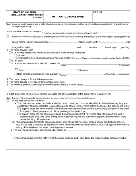 Michigan Do It Yourself Divorce Forms